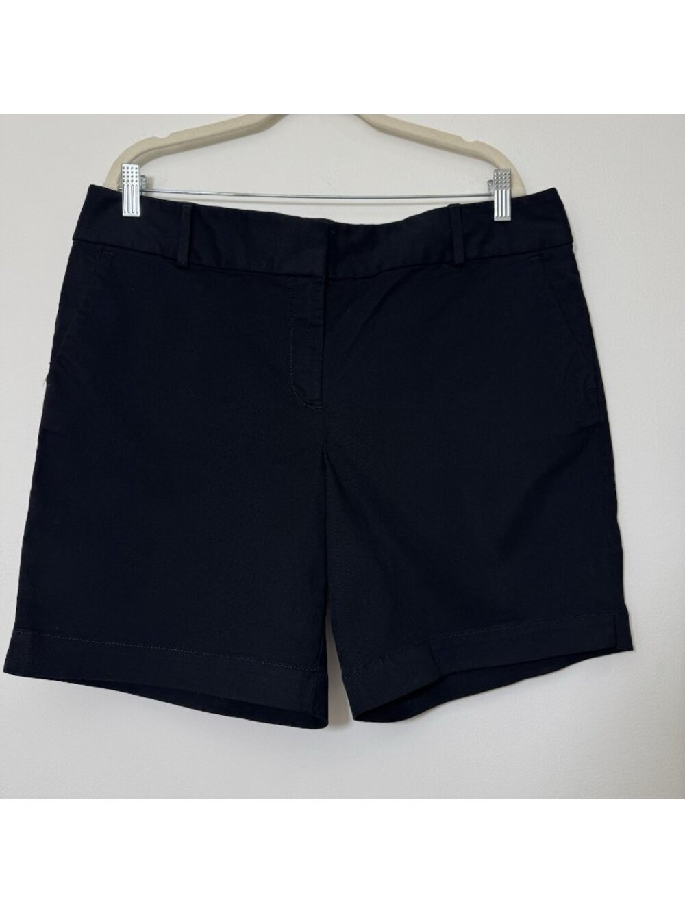 Loft The Rivera Short Women's Size 14 Black Stretch With Pockets New